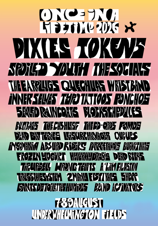 Once in a lifetime festival 2026 poster