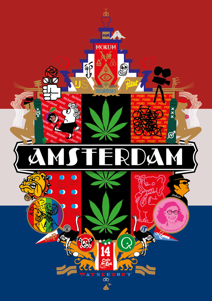Amsterdam, 2017 (poster 70 x 100 cm)